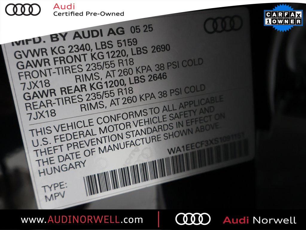 used 2025 Audi Q3 car, priced at $37,490