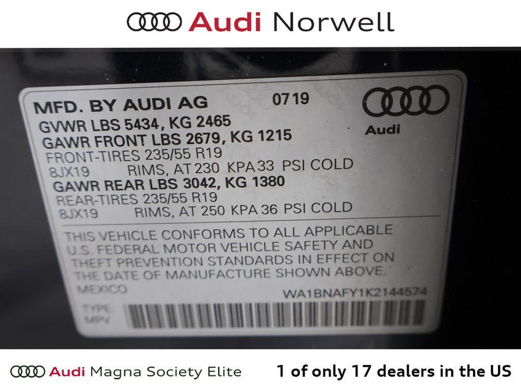 used 2019 Audi Q5 car, priced at $21,490
