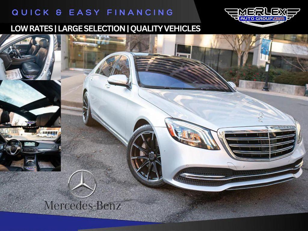 used 2018 Mercedes-Benz S-Class car, priced at $29,966