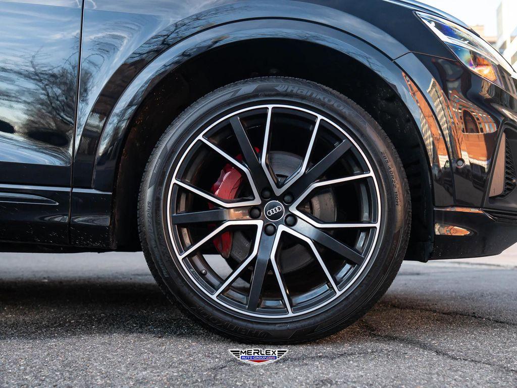 used 2021 Audi Q8 car, priced at $27,700