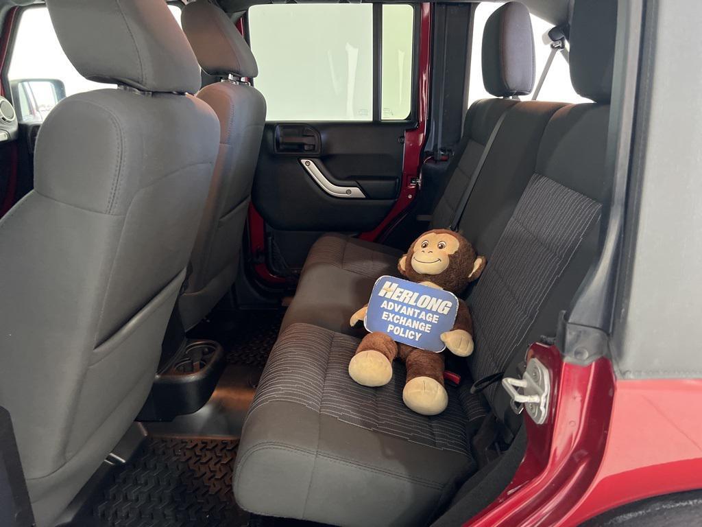 used 2012 Jeep Wrangler Unlimited car, priced at $18,590