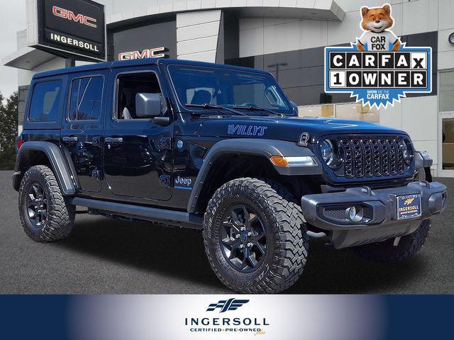 used 2025 Jeep Wrangler 4xe car, priced at $31,000