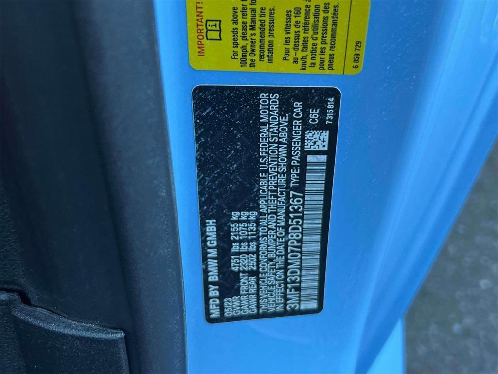 used 2023 BMW M2 car, priced at $58,998