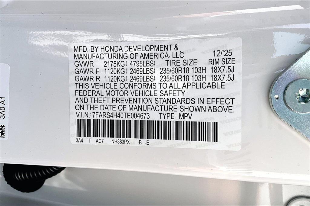 new 2026 Honda CR-V car, priced at $36,555