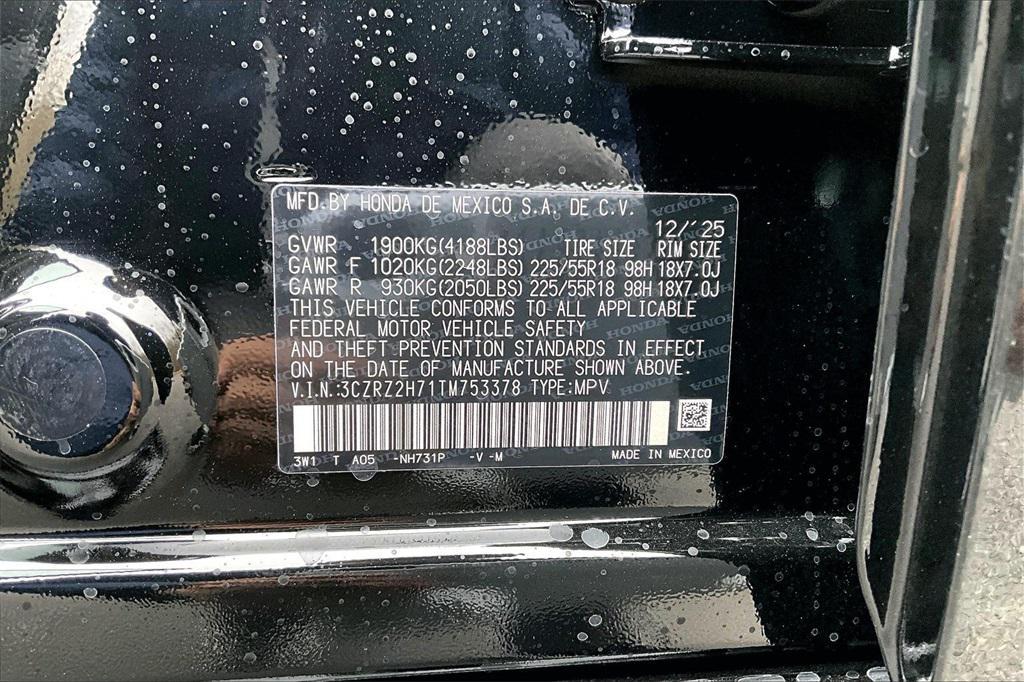 new 2026 Honda HR-V car, priced at $33,000