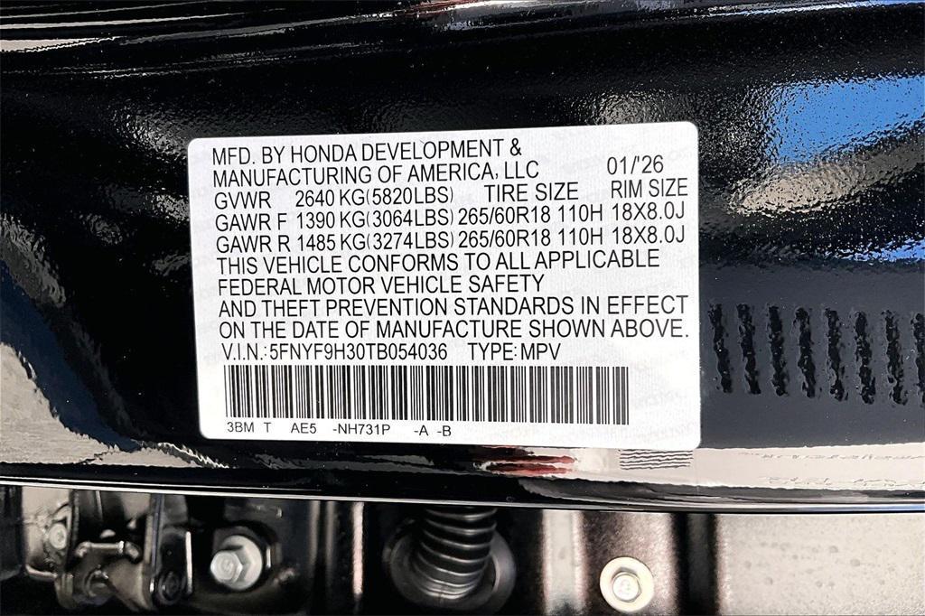 new 2026 Honda Passport car, priced at $46,955