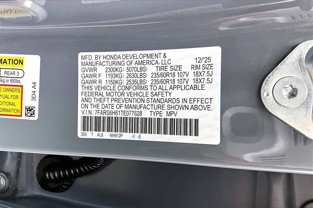 new 2026 Honda CR-V Hybrid car, priced at $40,705