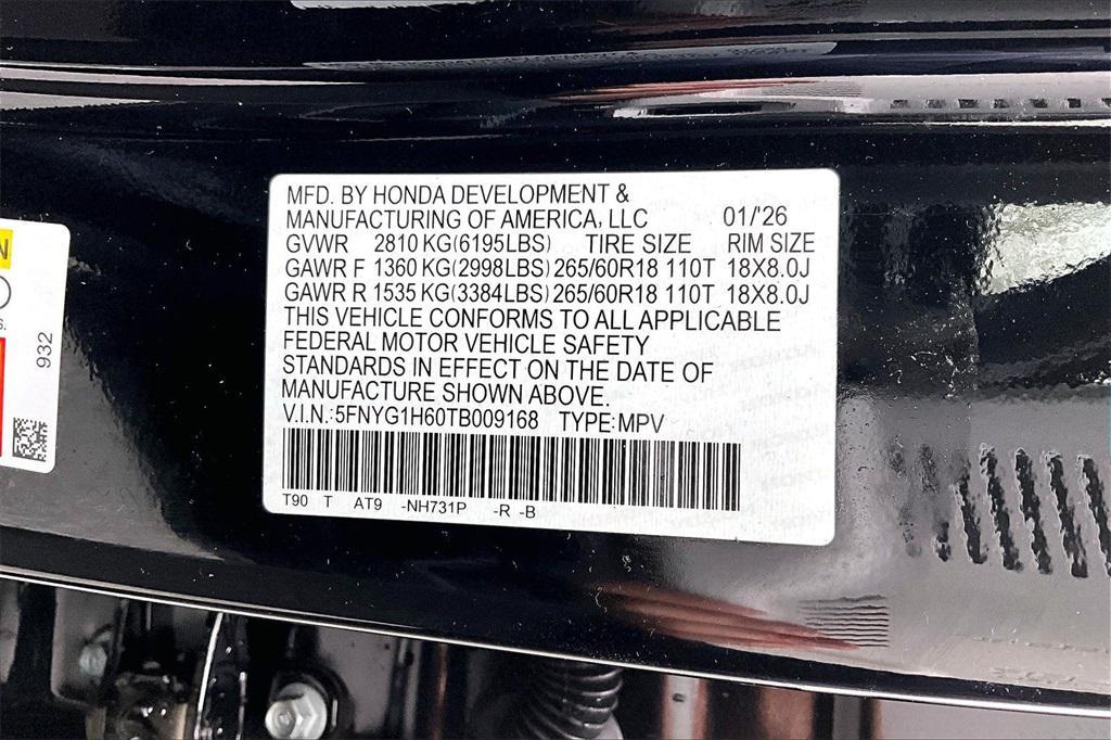 new 2026 Honda Pilot car, priced at $51,890