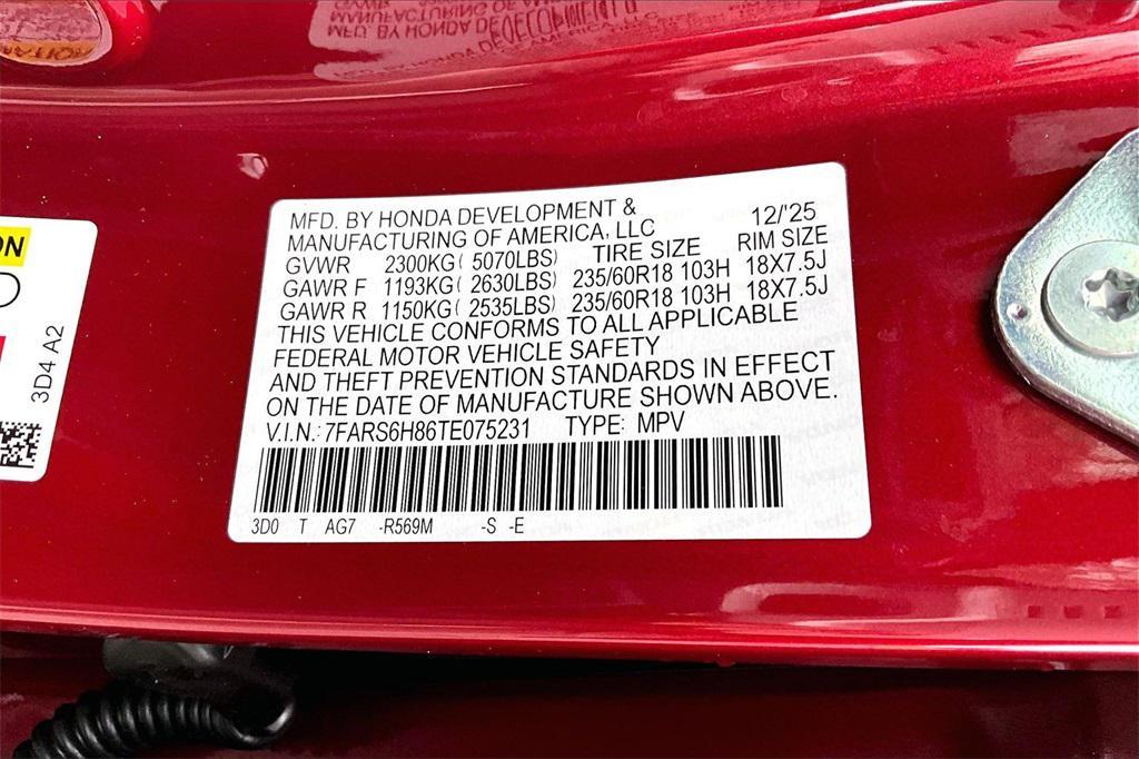 new 2026 Honda CR-V Hybrid car, priced at $42,130