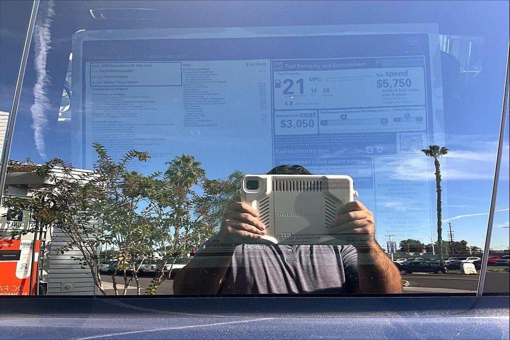 new 2025 Land Rover Range Rover car, priced at $130,835