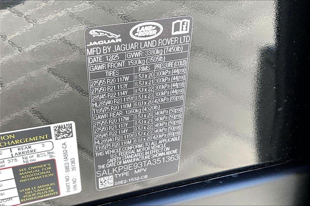 new 2026 Land Rover Range Rover car, priced at $153,985