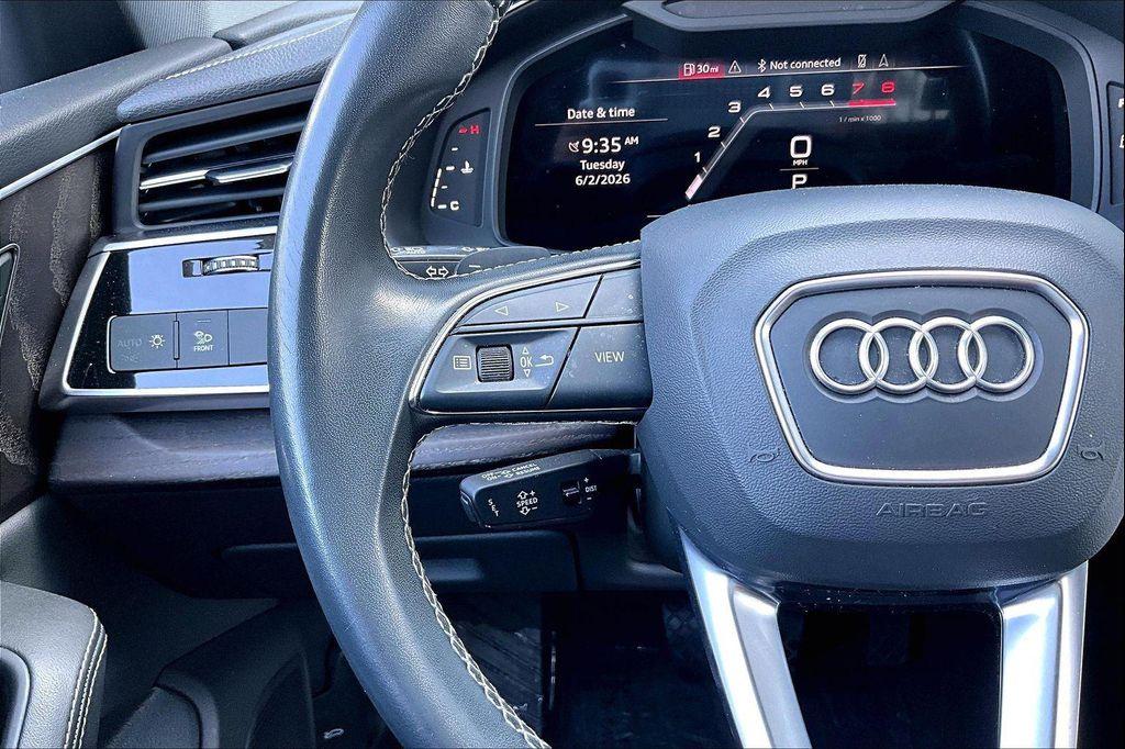 used 2023 Audi Q8 car, priced at $43,000