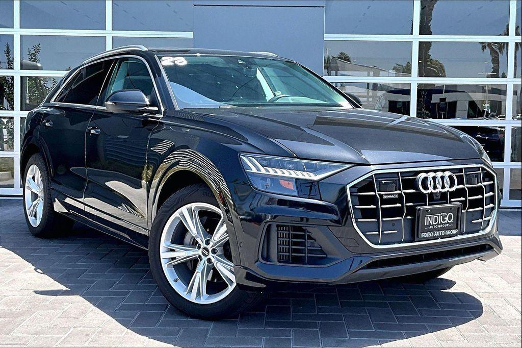 used 2023 Audi Q8 car, priced at $43,000