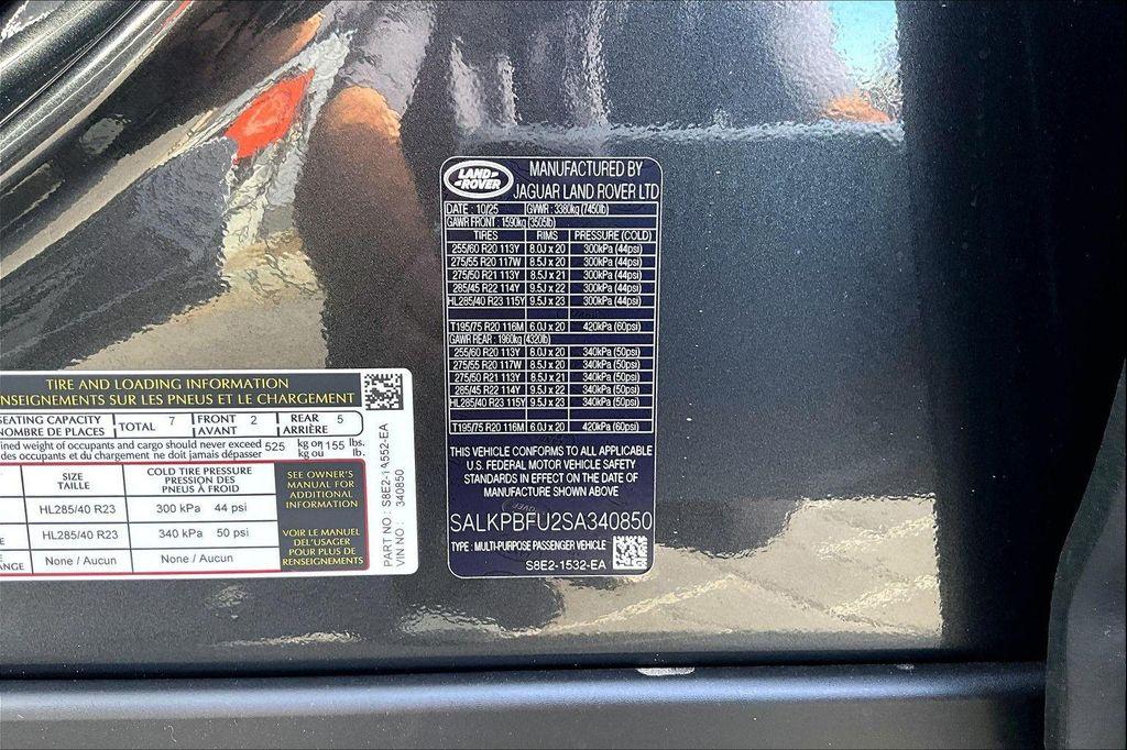 new 2025 Land Rover Range Rover car, priced at $135,135