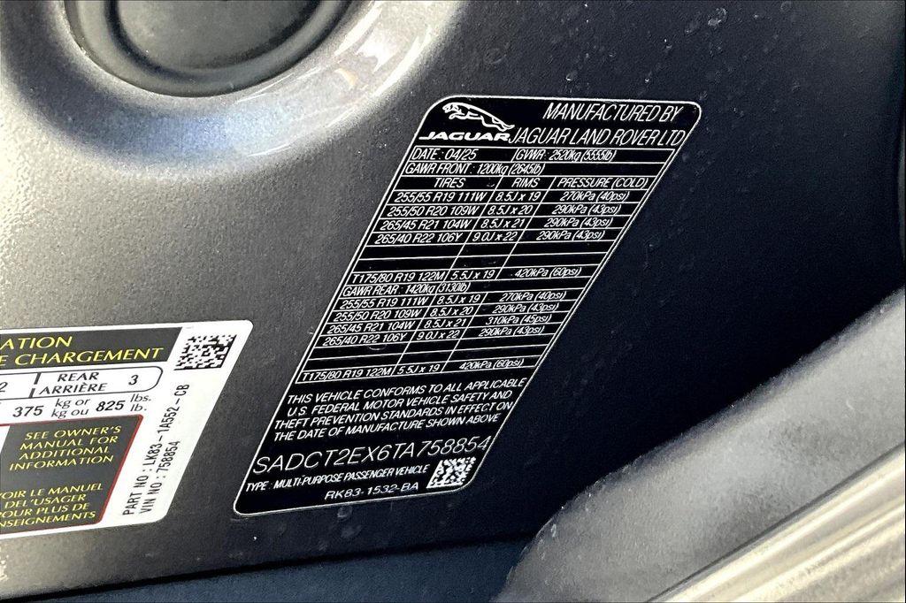 new 2026 Jaguar F-PACE car, priced at $57,288