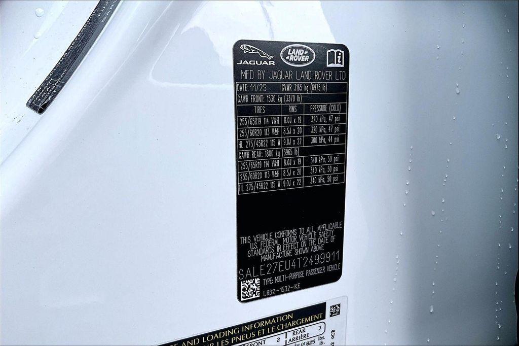 new 2026 Land Rover Defender car, priced at $89,566