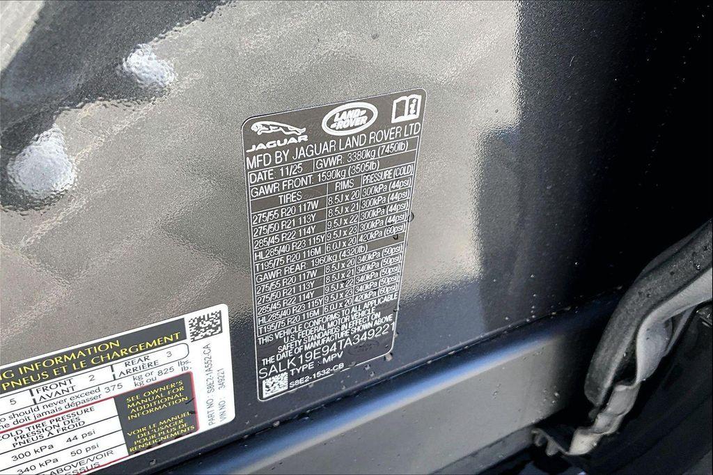 new 2026 Land Rover Range Rover car, priced at $186,455