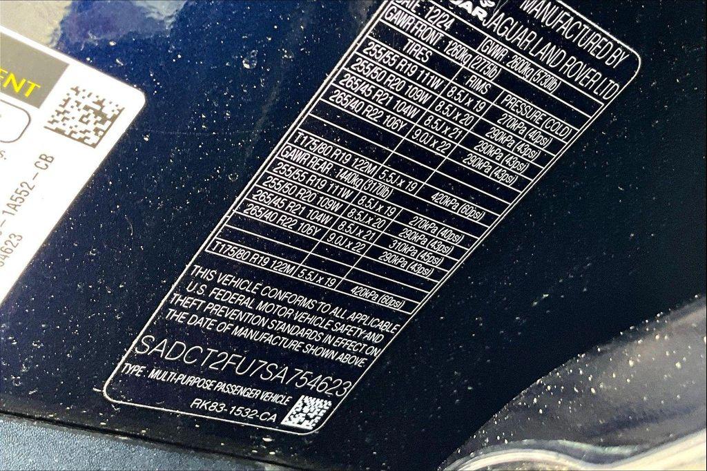 new 2025 Jaguar F-PACE car, priced at $65,258