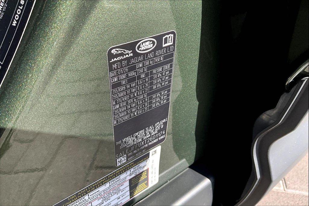 new 2026 Land Rover Defender car, priced at $83,421