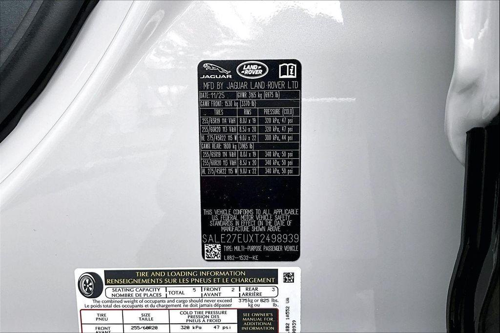 new 2026 Land Rover Defender car, priced at $82,951