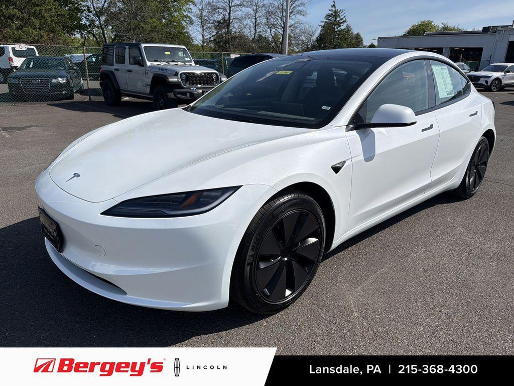 used 2025 Tesla Model 3 car, priced at $38,480