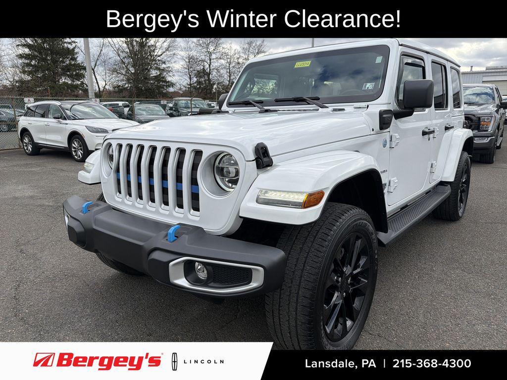 used 2022 Jeep Wrangler Unlimited 4xe car, priced at $28,890