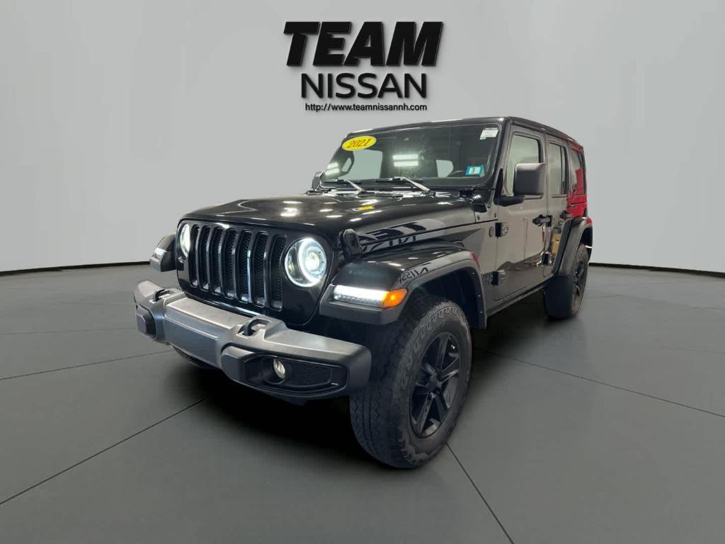 used 2021 Jeep Wrangler Unlimited car, priced at $27,117