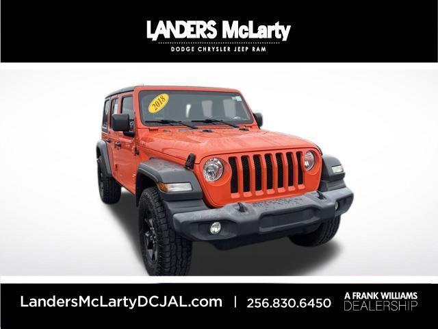 used 2018 Jeep Wrangler Unlimited car, priced at $21,497