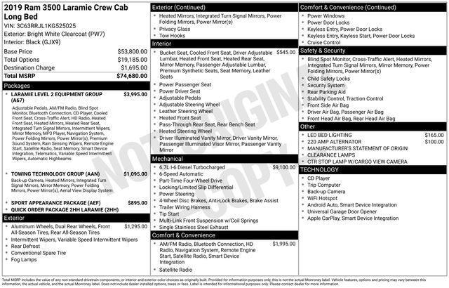 used 2019 Ram 3500 car