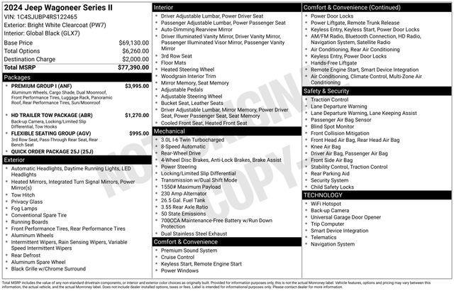 used 2024 Jeep Wagoneer car, priced at $50,988