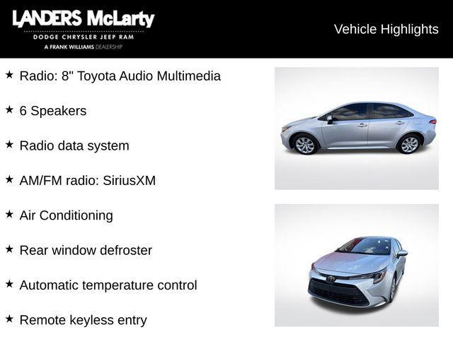 used 2023 Toyota Corolla car, priced at $17,486