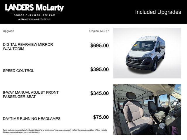 used 2023 Ram ProMaster 3500 Window Van car, priced at $46,988