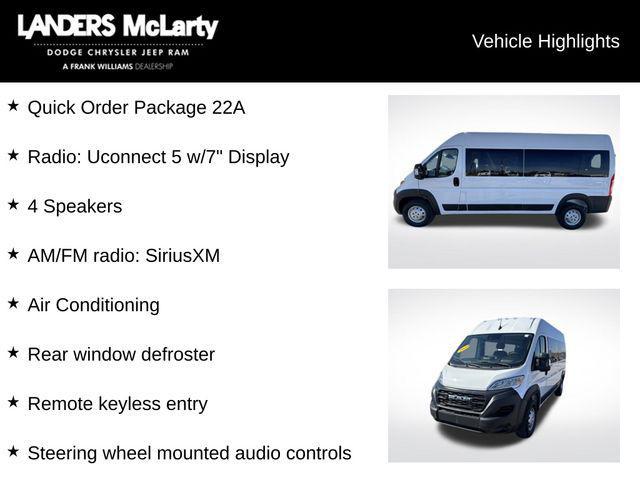 used 2023 Ram ProMaster 3500 Window Van car, priced at $46,988
