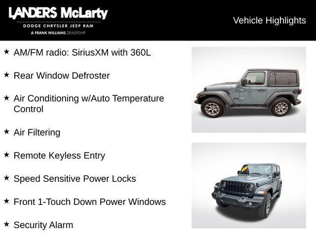 used 2024 Jeep Wrangler car, priced at $34,518