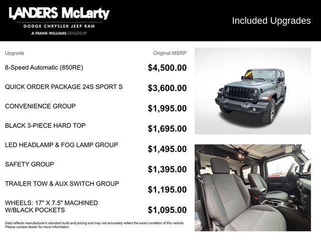 used 2024 Jeep Wrangler car, priced at $34,518