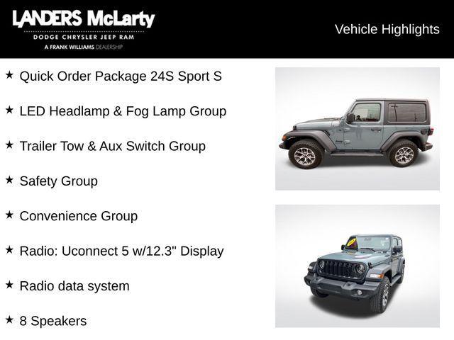 used 2024 Jeep Wrangler car, priced at $34,518