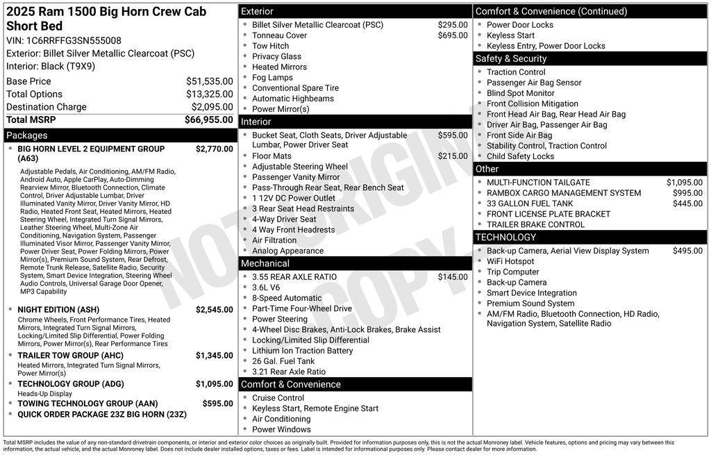 new 2025 Ram 1500 car