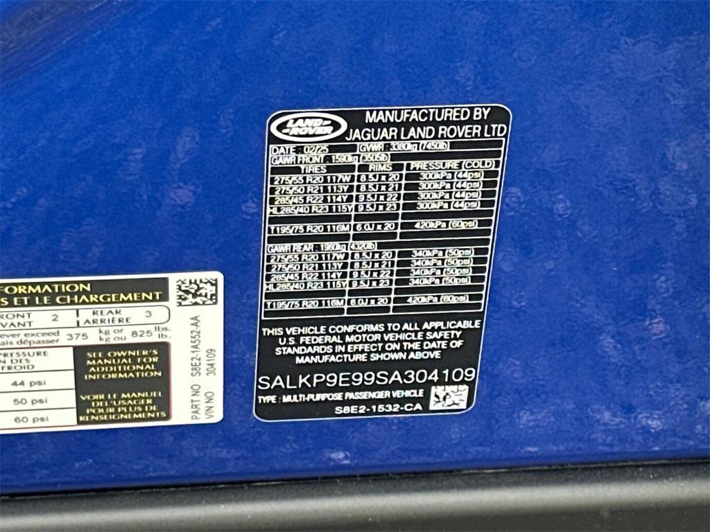 new 2025 Land Rover Range Rover car, priced at $165,580