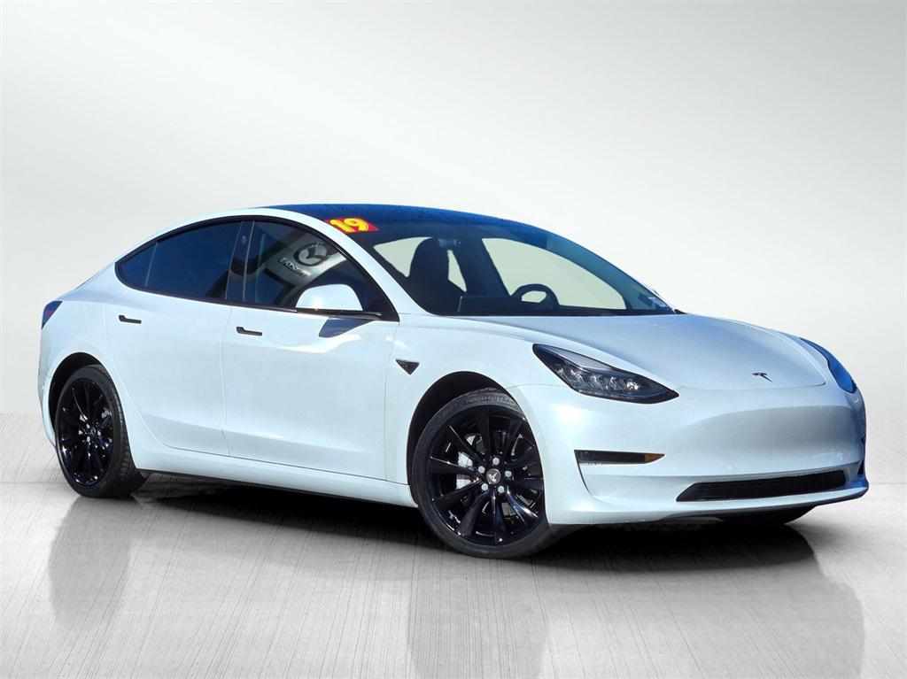 used 2019 Tesla Model 3 car, priced at $23,895