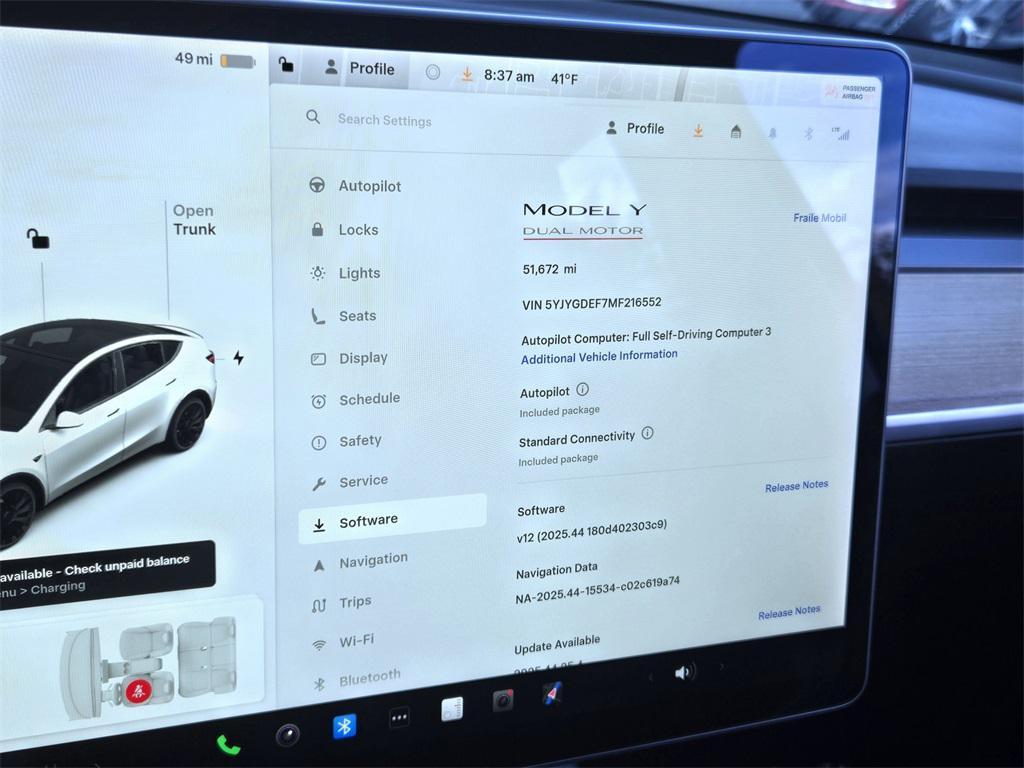 used 2021 Tesla Model Y car, priced at $27,995