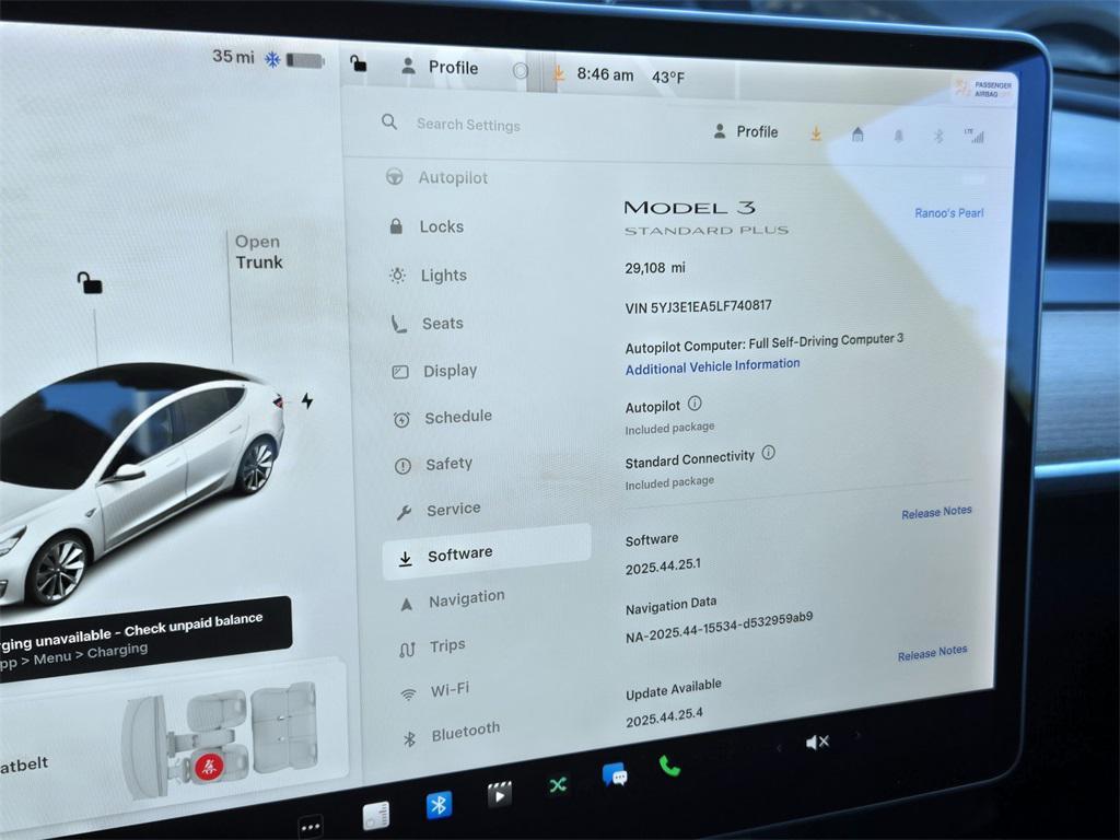 used 2020 Tesla Model 3 car, priced at $23,995