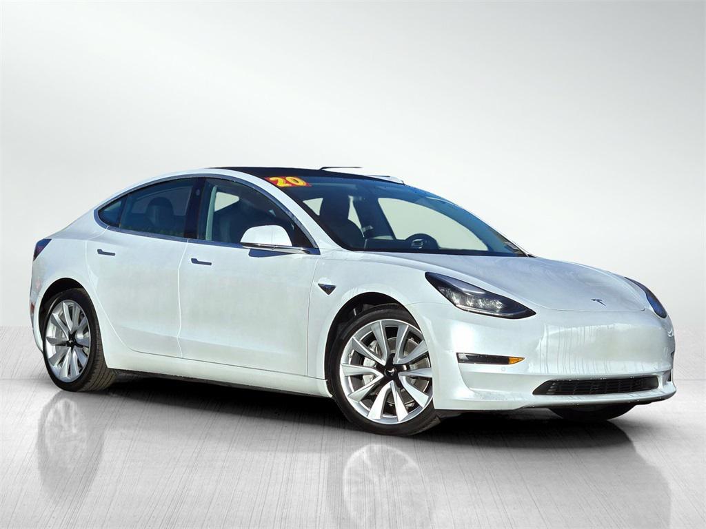 used 2020 Tesla Model 3 car, priced at $23,995