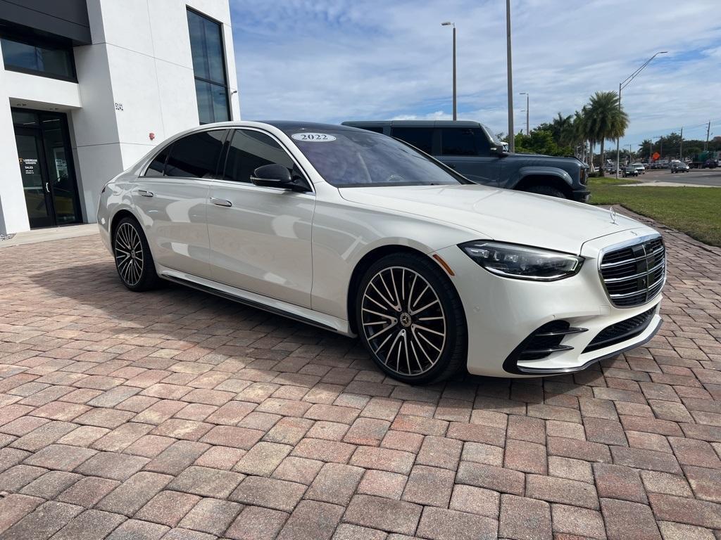 used 2022 Mercedes-Benz S-Class car, priced at $67,294