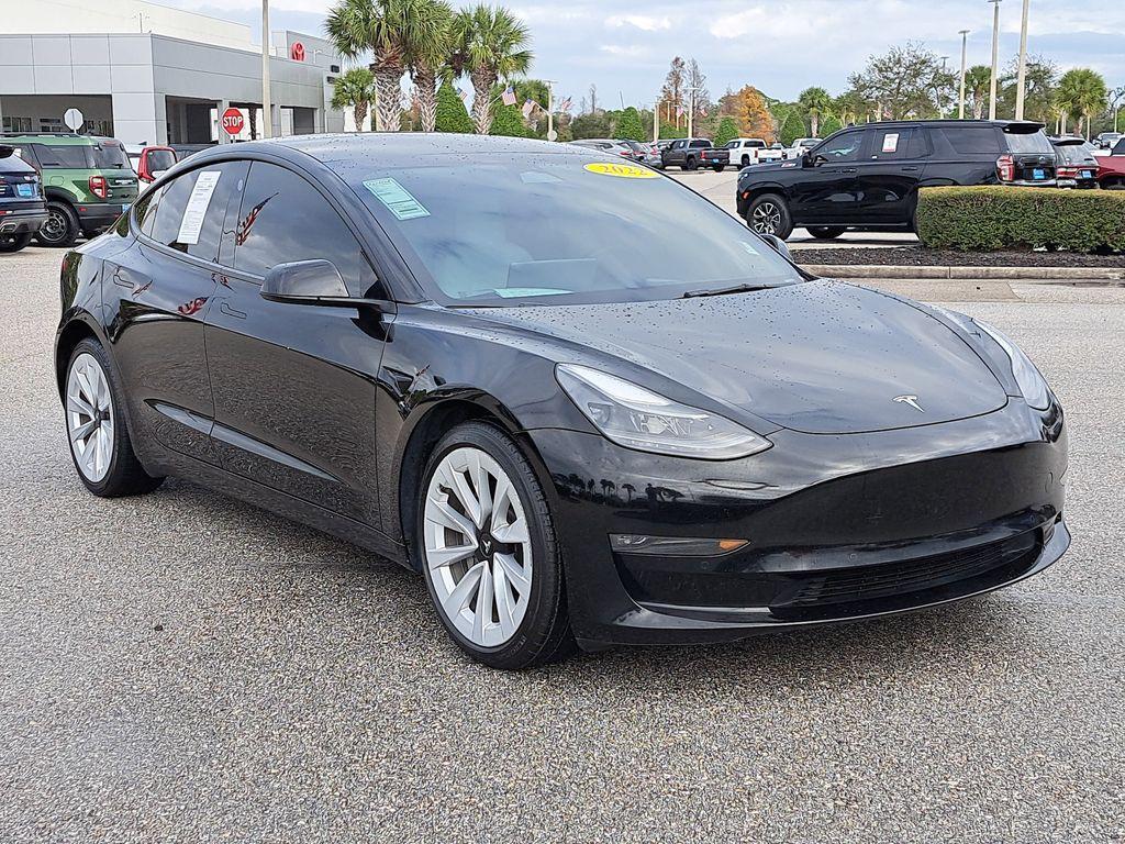 used 2022 Tesla Model 3 car, priced at $19,386