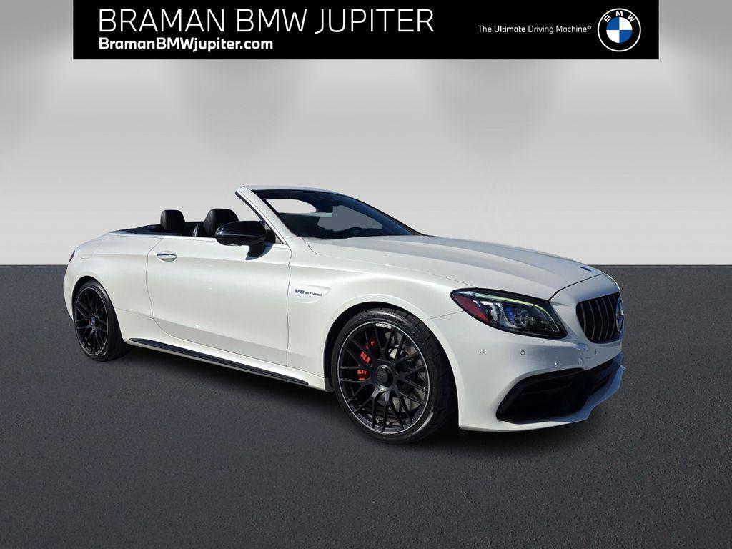 used 2021 Mercedes-Benz AMG C 63 car, priced at $59,995