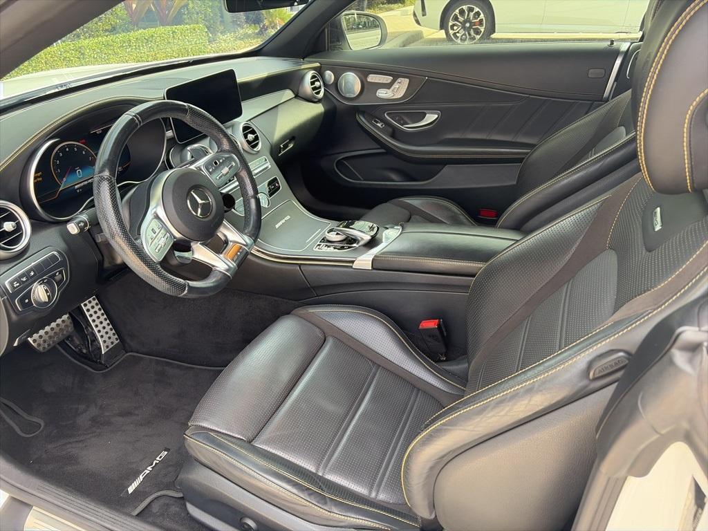 used 2021 Mercedes-Benz AMG C 63 car, priced at $57,995