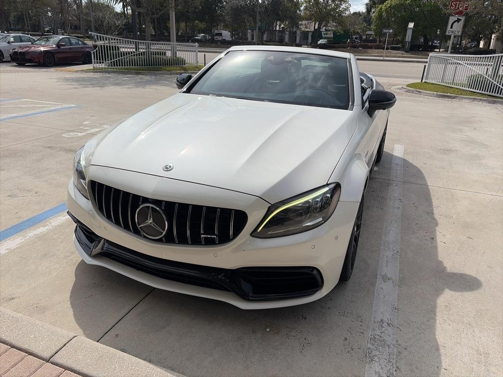 used 2021 Mercedes-Benz AMG C 63 car, priced at $57,995