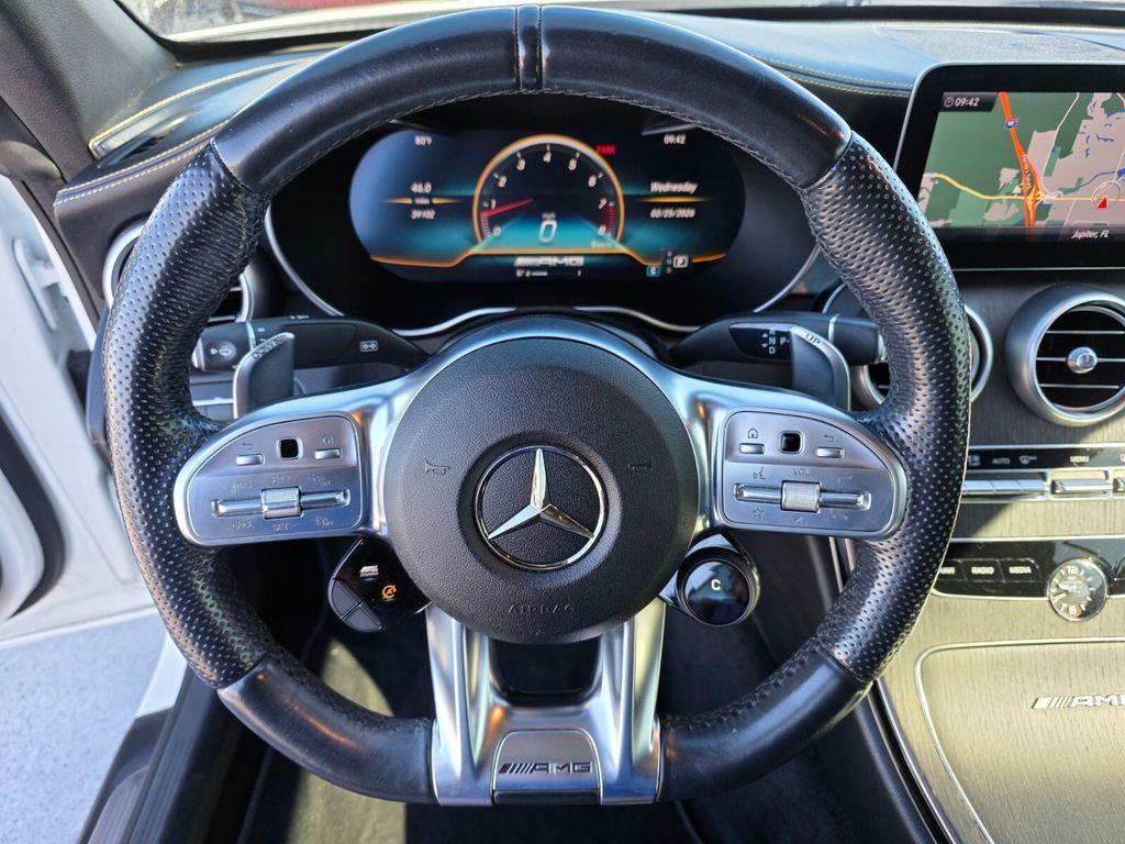 used 2021 Mercedes-Benz AMG C 63 car, priced at $59,995