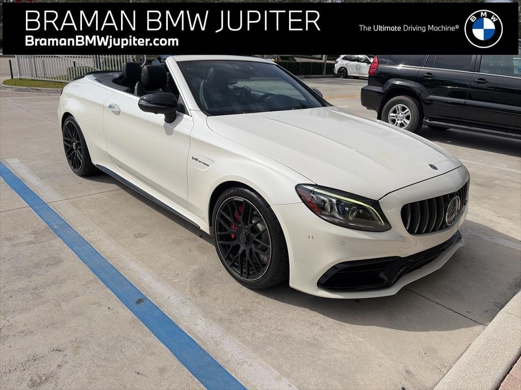 used 2021 Mercedes-Benz AMG C 63 car, priced at $57,995
