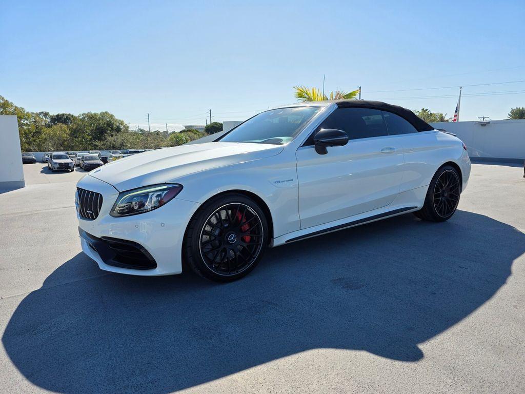 used 2021 Mercedes-Benz AMG C 63 car, priced at $59,995